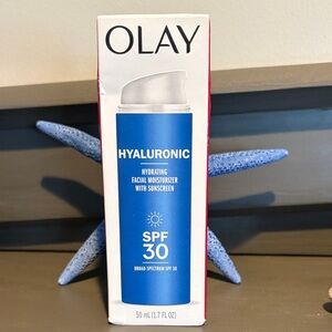OLAY Hyaluronic Hydrating Moisturizer with SPF 30 1.7 fluid oz NIB